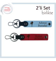 Tekvando Temalı Kalıcı Hatıralık, Mezuniyet İçin Uygun İsimler Yazılı Anahtarlık, Gök Mavi-Kırmızı
