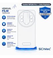 SChitec Oukitel WP200 Pro Uyumlu Arka Yüzey Hidrojel Koruyucu Film