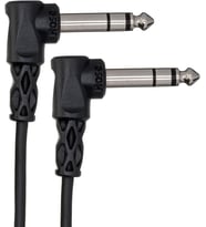 1/4 inç 90 Açılı TRS (M) - 1/4 inç 90 Açılı TRS (M) Balanslı Kablo 90 cm (CSS-103RR)
