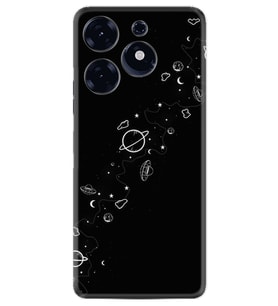 Spark 10 Pro Kılıf Silikon Desen Özel Seri Planet 1620