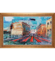 ALTIN ÇERÇEVELİ PASPARTULU TABLO CR347