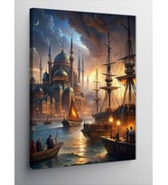 Kanvas Tablo Osmanlı Donanması