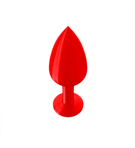 Ecotoy 10cm Anal Tıkaç (Butt Plug) - Kırmızı