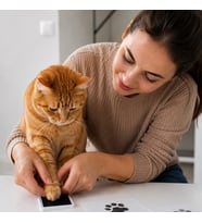 Evcil Hayvan Pati İzi Seti - Toksik Olmayan Mürekkepsiz Baskı Kiti (Kedi ve Köpek için uygun)