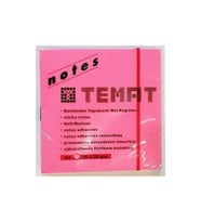 Temat Yapışkanlı Not Kağıdı Küp Fosforlu Renk 75x75 MM