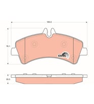 ARKA FREN BALATASI CRAFTER SPRİNTER W906 ÇİFT TEKER FİŞSİZ