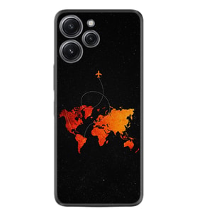 Xiaomi Redmi 12 128 GB 4 GB Ram Kılıf Silikon Desen Özel Seri İz Bırakan Uçak 1778