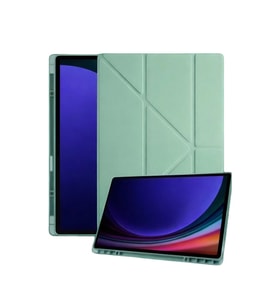 Samsung Galaxy Tab A11 Kalemlikli Mars Tablet Kılıfı - Açık Yeşil