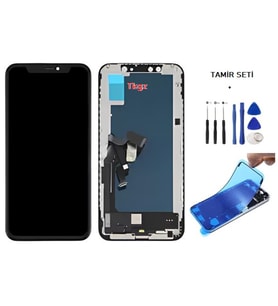 iPhone XS Uyumlu Lcd Ekran Dokunmatik Lcd (GX MARKA ) + TAMİR SETİ + TOZ BANTI
