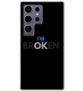 Galaxy S24 Ultra Kılıf HD Desen Baskılı Kılıf - Im Broken