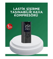 Mey İthalat® Dijital Lastik Pompası Çok Amaçlı Taşınabilir Kompresör