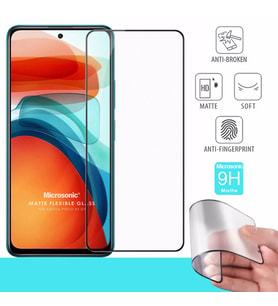 Microsonic Xiaomi Poco X3 GT Seramik Matte Flexible Ekran Koruyucu Siyah