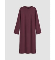 LCW Modest Bordo A Kesim Sweat Elbise