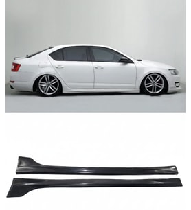 Skoda Octavia Yan Marşpiyel (Plastik) (Standart)