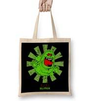 Slimer Retro Japanese Ghostbusters Bez Çanta Uzun Saplı