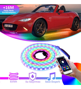Araç Altı Rgb Led Aydınlatma Şerit Led App Kontrollü