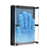 KÜÇÜK BOY 13X10 CM AÇIK MAVİ PİN ART BLUE 3D DİMENSİONAL SCULPTURE AÇIK MAVİ PİNART 3D ÇİVİ SANATI