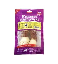 Freshy Jumbo Duck Wrap Knots Ördek Etli Burgu Kemik Köpek Ödülü 15 Cm 2 Adet (STD)
