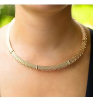 Rose Özel Tasarım Choker Kolye