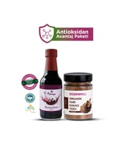 Mor Aronya Suyu 250 ml & Organik Ham Kakao 140 gr (2'li Antioksidan Avantaj Paketi)