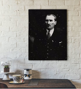 BK Home Atatürk Tasarımlı Kanvas Tablo-40