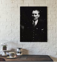 BK Home Atatürk Tasarımlı Kanvas Tablo-40