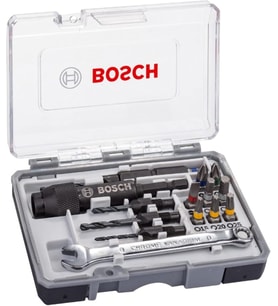 Bosch 2607002786 3 In 1 Set Drill & Drive: Delme, Frezeleme Ve Vida Ph2; Ph2; Pz2; Sl5; H4; H5; T15;