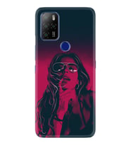 Omix X300 Kılıf Silikon Desen Girl 1647