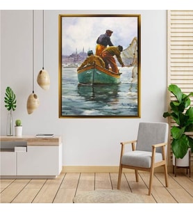 Altın  Çerçeveli tablo n349