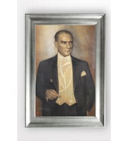 Gümüş Çerçeveli Atatürk Tablo a780