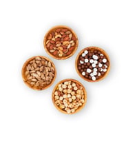 Zeytin Çerezlik 4'lü Set 11-12 cm (Kahverengi)