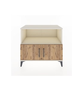 Hyperion Şifonyer Tek Raflı 2 Kapaklı 88x44x80 Aytaşı-Çam