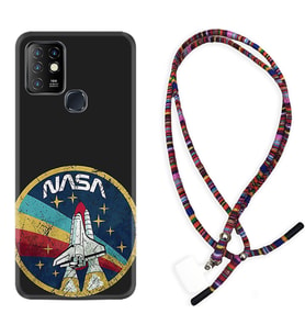INFINIX Hot 8 9 10 11S Hot 10 Play 10T Kılıf Boyun Asklı Rasta Silikon Nasa 1326