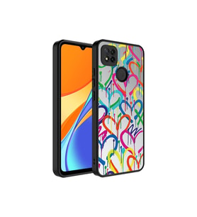 Xiaomi Redmi 9C Uyumlu Kılıf Aynalı Desenli Kamera Korumalı Parlak Zore Mirror Kapak