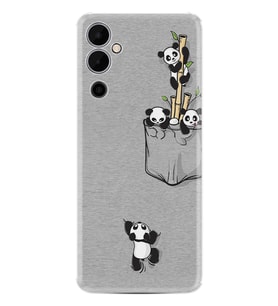Tecno Pova Neo 2 Kılıf Silikon Desen Özel Seri Pandalar 1798