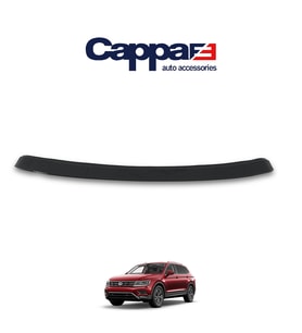 CAPPAFE VW Tiguan Arka Tampon Eşiği Koruma Mat Siyah 2016-›