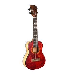 Dmx Guitars Flame Series Concert Ukulele (Cherry Flame)
