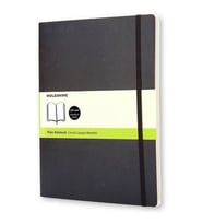Moleskine Yumuşak Kapak Defter Siyah (Çizgisiz - 19x25) - 7261