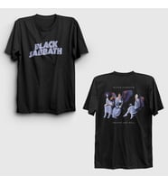 Presmono Unisex Siyah Hh V2 Black Sabbath Sırt Baskılı T-Shirt 516997tt