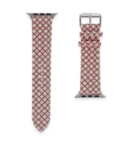 Watch 42Mm Karo Motif Kordon (Saat Değildir) - Pembe