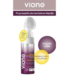 VİONE MASAJ BAŞLIKLI YÜZ TEMİZLEME KÖPÜĞÜ ARINDIRICI&CANLANDIRICI 150 ML VY03