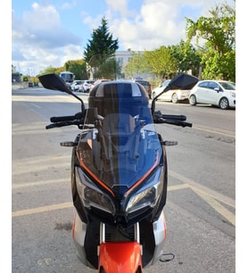 MOTOCAM QJ ATR 250 Ön Cam 2023-2026 Model 75cm Şeffaf Renkli 4mm UZUN