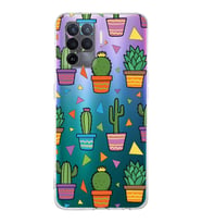 PrintiFy Oppo A92 ile Uyumlu Water Color 4  Kamera Korumalı Şeffaf  Kılıf