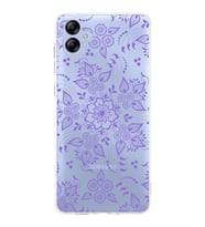 Samsung Galaxy A04e   Kapak Nostalji Desen Tasarımlı Şeffaf  Kılıf