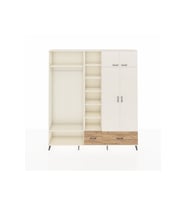 Arges Dolap 12 Raflı 2 Çekmeceli 2 Askılı 220x30x243 Aytaşı-Aytaşı/Çam