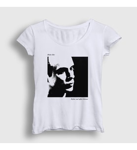 Presmono Kadın Beyaz Before And After Science Brian Eno T-Shirt 489300tt