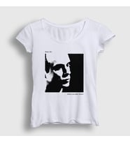 Presmono Kadın Beyaz Before And After Science Brian Eno T-Shirt 489300tt