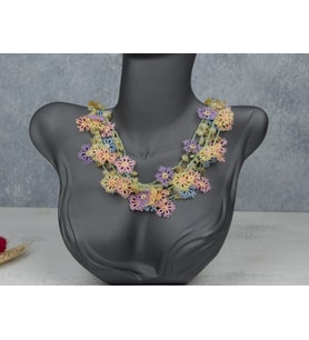 HANDMADE OYALI DOĞAL TAŞ KOLYE