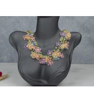 HANDMADE OYALI DOĞAL TAŞ KOLYE