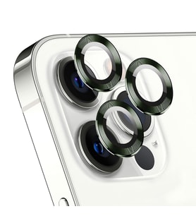 Microsonic Apple iPhone 14 Pro Max Tekli Kamera Lens Koruma Camı Koyu Yeşil